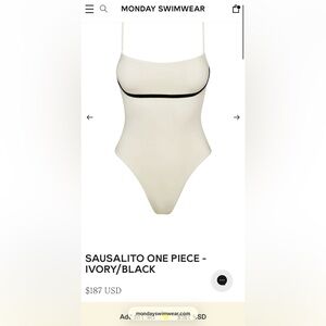 Monday Swimwear One piece